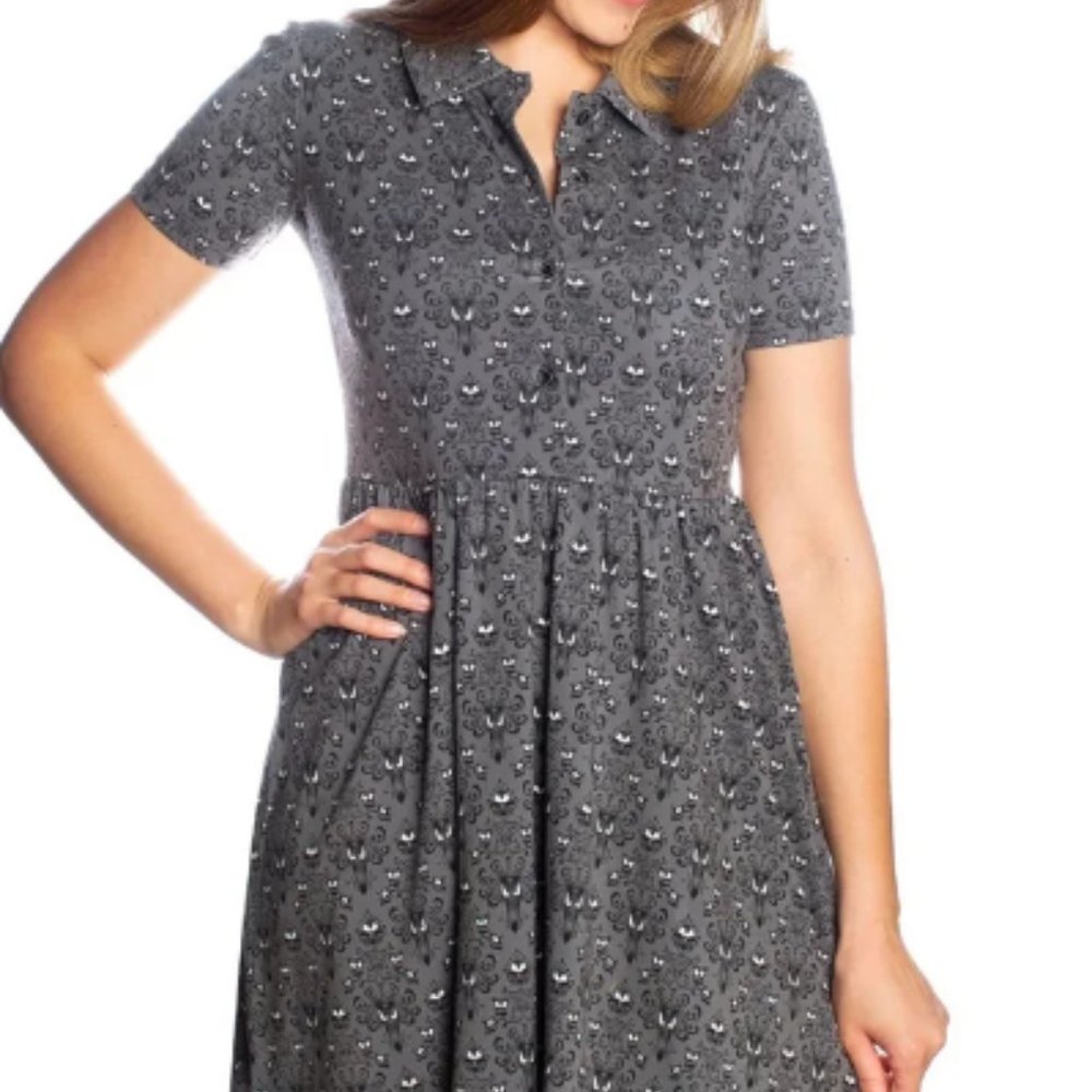 Adorable Brand New Cakeworthy Haunted Mansion Knee length Dress XL